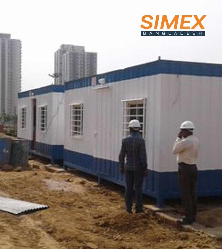 Construction Site Container Office in Bangladesh